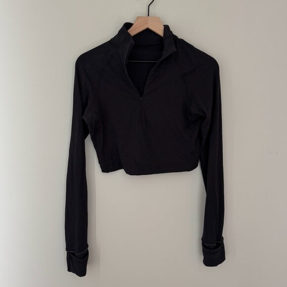 lululemon athletica Tops - Lululemon Cropped Quarter Zip - 6